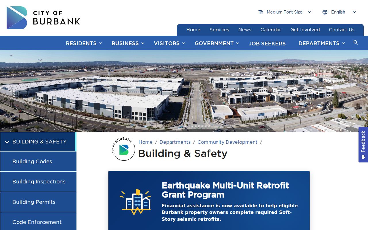 Burbank neighbors view of Building and Safety permit records